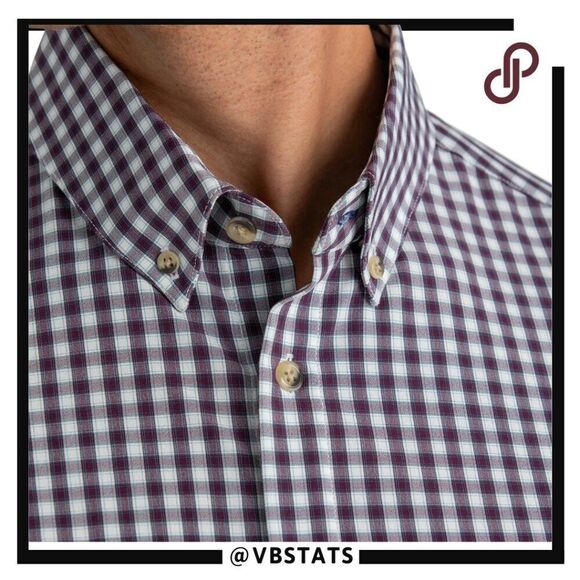 Mizzen+Main Leeward Malloy‎ Long Sleeve Men's Dress Shirt Size XXL-Trim - Picture 2 of 11